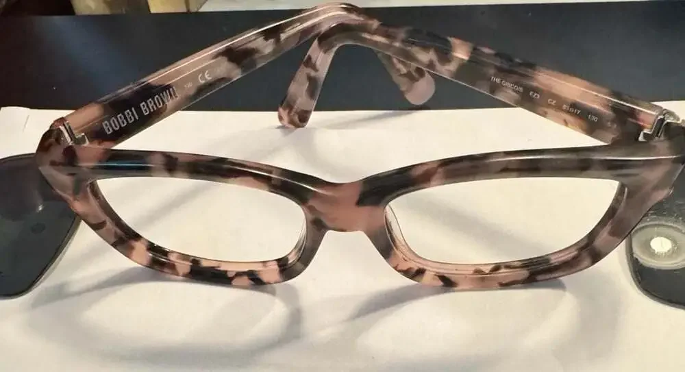 Bobbi Brown The Cisco/S EZ3 CZ Tortoise Pink Sunglasses Frame only